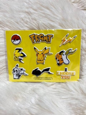 Thunderbolt Project by Fragment x Pokemon Sticker Set 9pcs New Rare