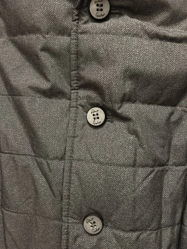 NWT Robert Graham Codussi Quilted Grey Jacket Removable Bib Insert XL  image 6
