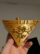 YuGiOh! Gold Millennium Puzzle Cosplay Item 3.5" x 3.5" Includes Free Deck Box