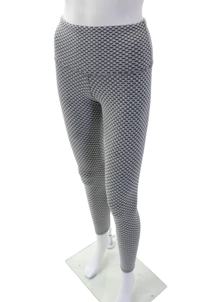 Strut This Womens High Rise Spotted Leggings Gray Size OS - Изображение 2 из 4