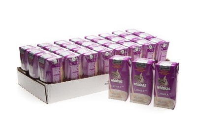 Whiskas Catmilk Plus Drink for Cats and 0.84 Ounce (Pack of 24), Cream 