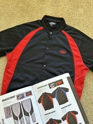 VTG 1985 Nike Air Jordan 1 Wings Shooting Jacket Blue Tag
