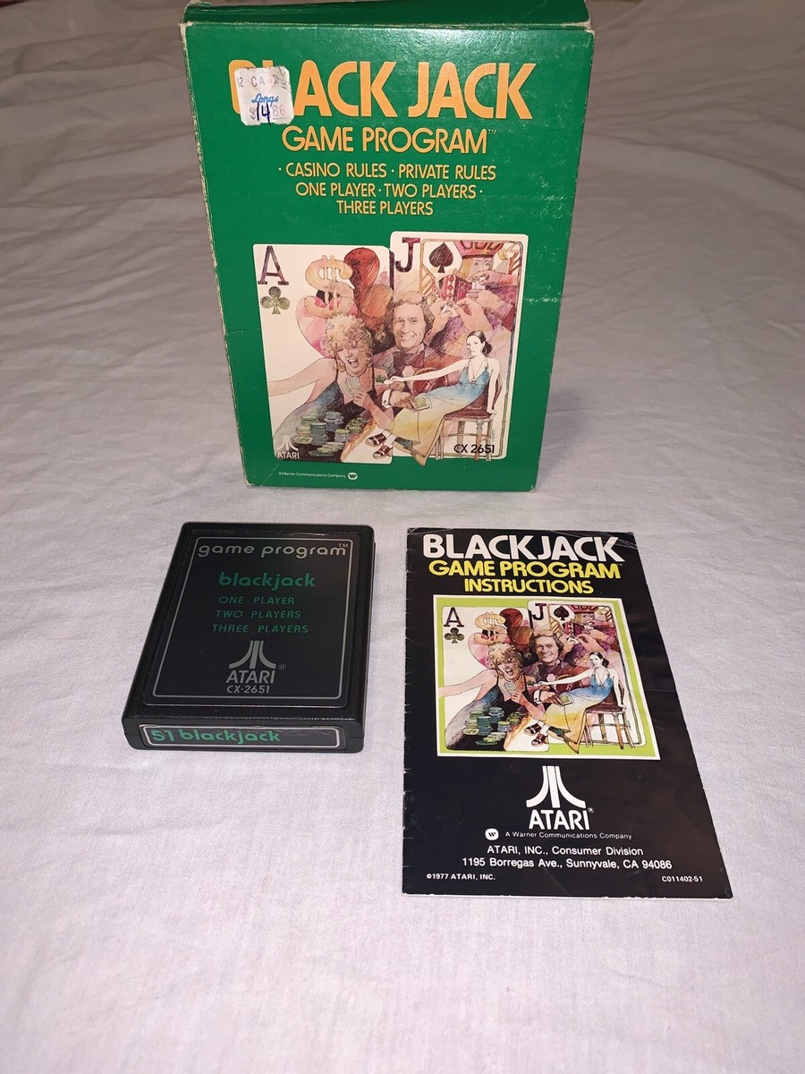 その他 BLACKJACK BOX II 30thAnniversaLimited Blackjack [Text Label-Number 51] Atari 2600 CIB Gatefold CX-2651