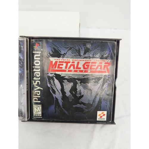 Playstation Tactical Espionage Action Metal Gear Solid Konami 1998 - Picture 3 of 8