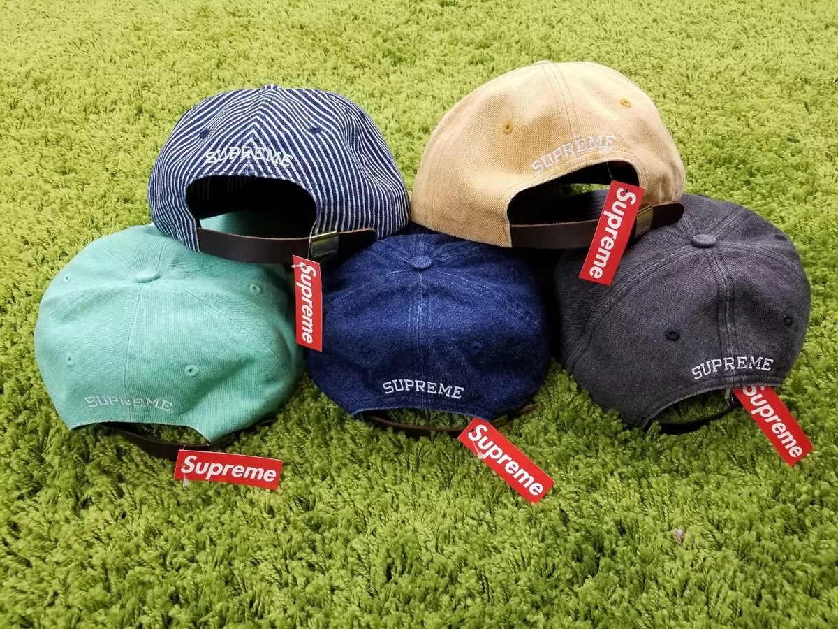 Supreme S/S 2017 Washed Denim S Logo 6 Panel