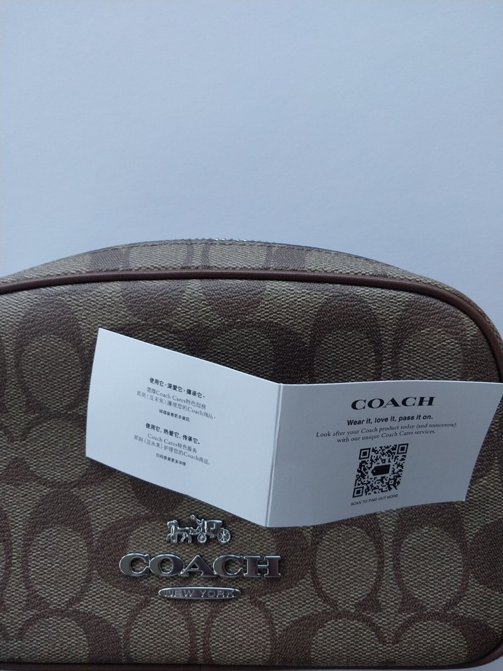 Coach Pace Belt Bag In Signature Canvas Original with Price Tag &Label ...