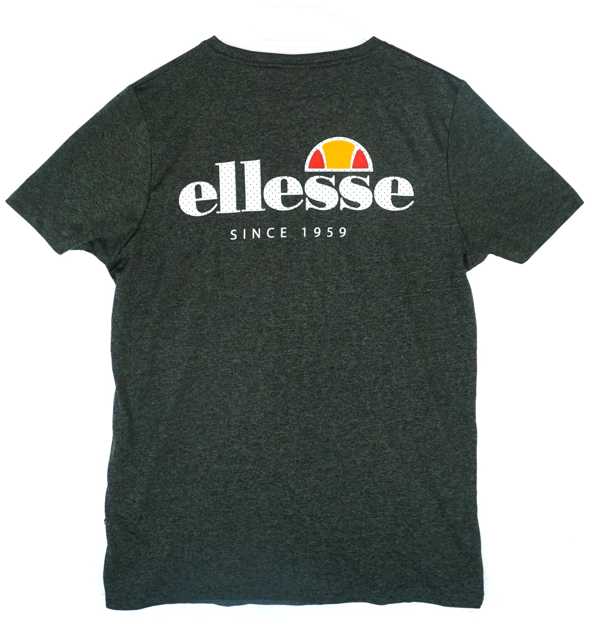 Ellesse Green Synthetic Big Logo Stretch T-Shirt Size L