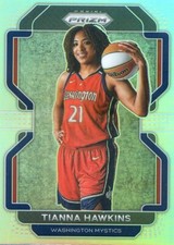 2022 Panini Prizm WNBA TIANNA HAWKINS #66 SILVER PRIZM MYSTICS