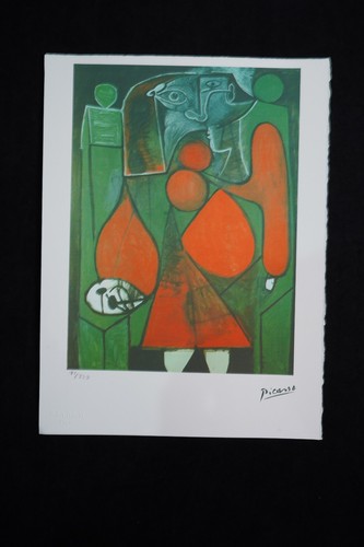 Pablo Picasso Lithographie 38,5x28,5, limitiert, signiert! - Bild 2 von 5