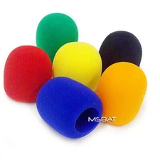 Microphone Foam Ball Mic Windscreens - 6 Pack 