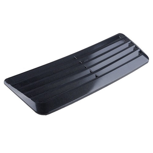 Car Bonnet Louver Hood Air Vent Grille Panel Scoop Louver Carbon Fiber Universal - Picture 7 of 9