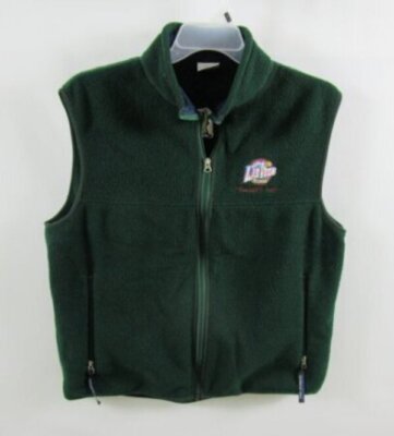 Oregon Ducks Bowl VI Las Vegas fleece zip front sleeveless vest *Sz XL*