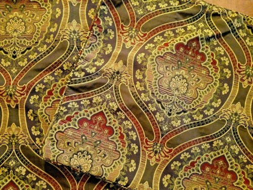 Pillow Shams Custom Made Medallion Brown Red Euro Size - A Pair - Picture 4 of 12