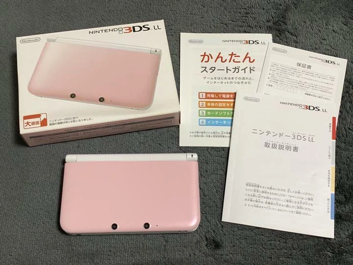Nintendo 3DS LL Pink with white bonus from jAPAN | eBay 