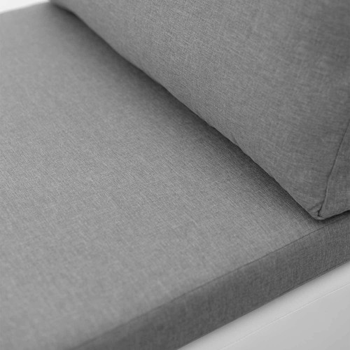 TOLEDO Lehnsessel Sessel mit Schlaffunktion Schlafsofa Schlafsessel Grau/Weiß - Bild 9 von 11