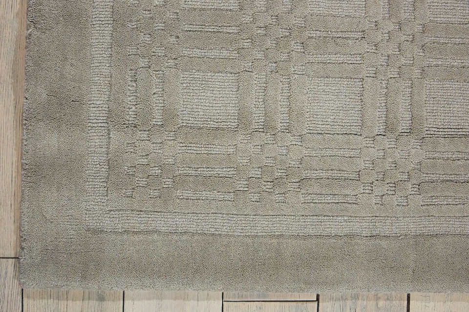 Alfombra Nourison Westport Mid-century gris 3'6" x 5'6", fácil limpieza, no Foto 3 de 4