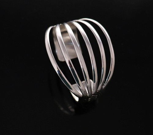 Aiyana Sterling Silver Six Tier Cuff Bracelet - Picture 4 of 7