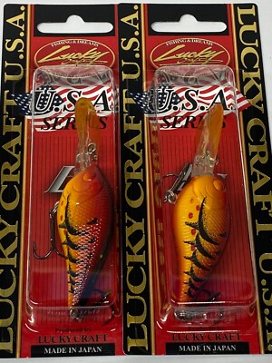Lipped Crankbaits by Lucky Craft, Lot of 2 LC 1.0D-7 3/8 oz., New