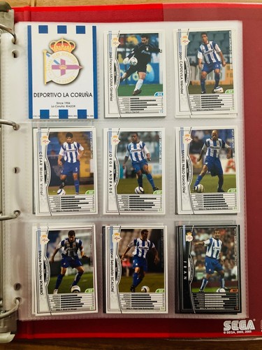 2004-05 Panini SEGA WCCF European Clubs 14 Teams Complete base set 1-224 + Album - Picture 15 of 20