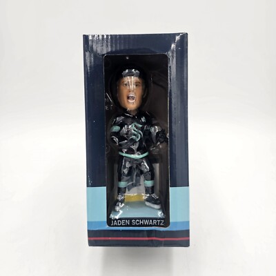 Jaden Schwartz Bobblehead | Seattle Kraken | 2024 NHL SGA | Damaged Box