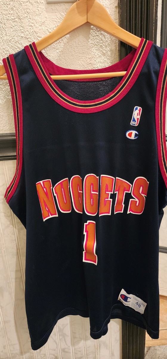 VTG 90s NBA Champion Denver Nuggets Mahmoud Abdul Rauf 1