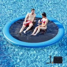 Danrelax 8FT Sunchill Round Inflatable Float Ring for Adults,