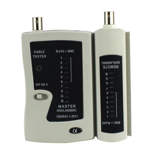 RJ45 Network Cable Tester Shielded Network Wire Repair Lan Phone BNC Line Test - Photo 10/11
