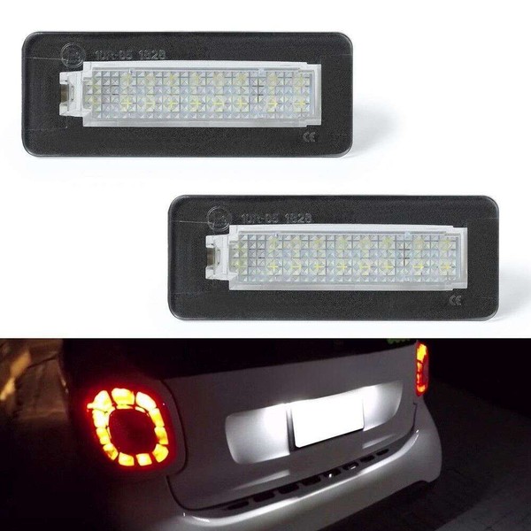 Led Kennzeichenbeleuchtung Passend FüR Smart Fortwo Coupe C450|Cabrio A450|98-07-image