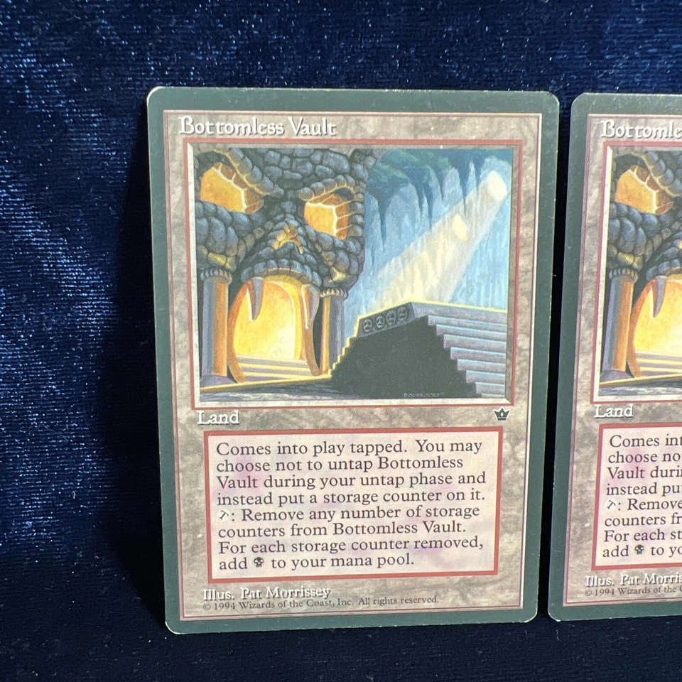 Bottomless Vault Fallen Empires Rare Land MTG Magic the Gathering Card 2 - Image 2 of 4