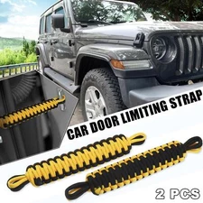 Car Door Limiting Straps 550 Pound Door Check Strap for Jeep Wrangler Gladiator
