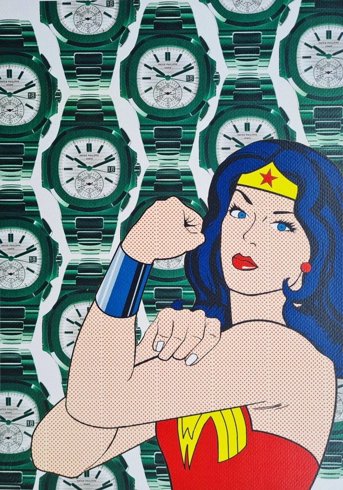 DEATH NYC * Wonder Woman * 45 x 32 cm * signed * limited * Certificate # xx/120 - Bild 2 von 4