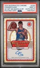 Cooper Flagg Auto Topps Chrome McDonald's All American 11/75 PSA 9