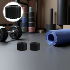  5pcs Treadmill Mat Pads Non Slip Anti Vibration Round Mat For Exercise