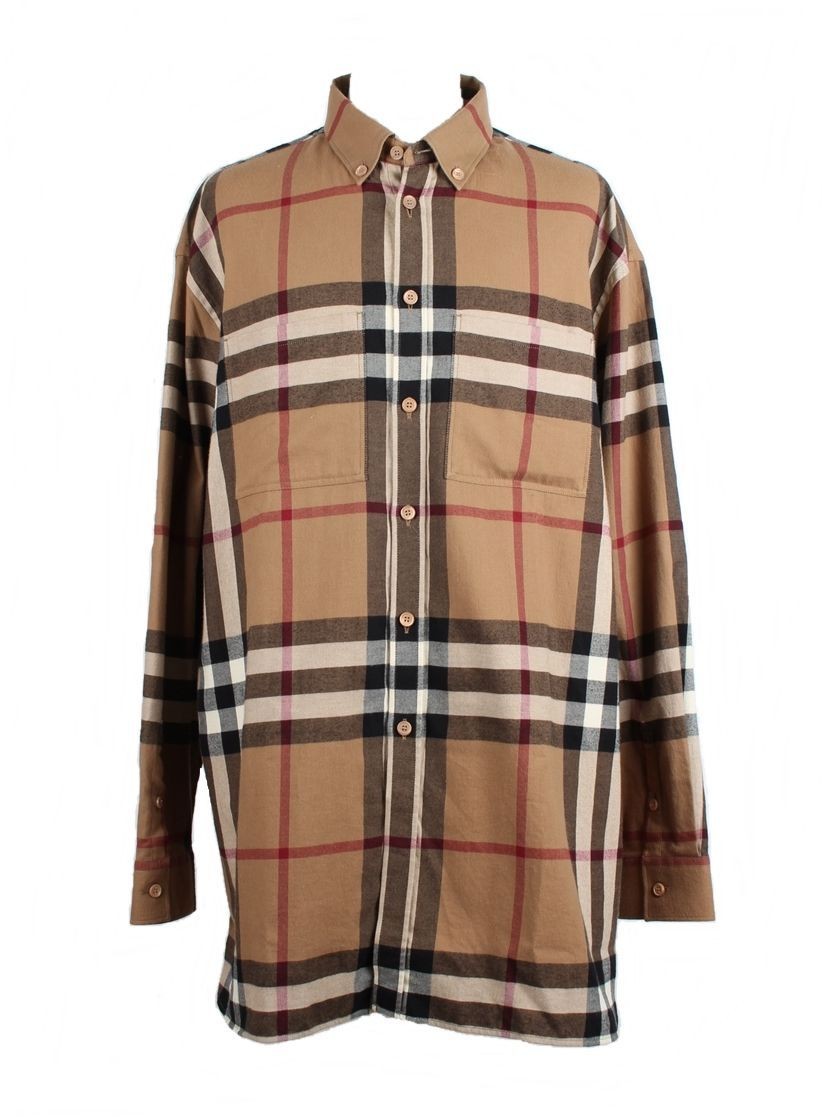 Burberry House Check Flannel Shirt 12345 71167381 | eBay