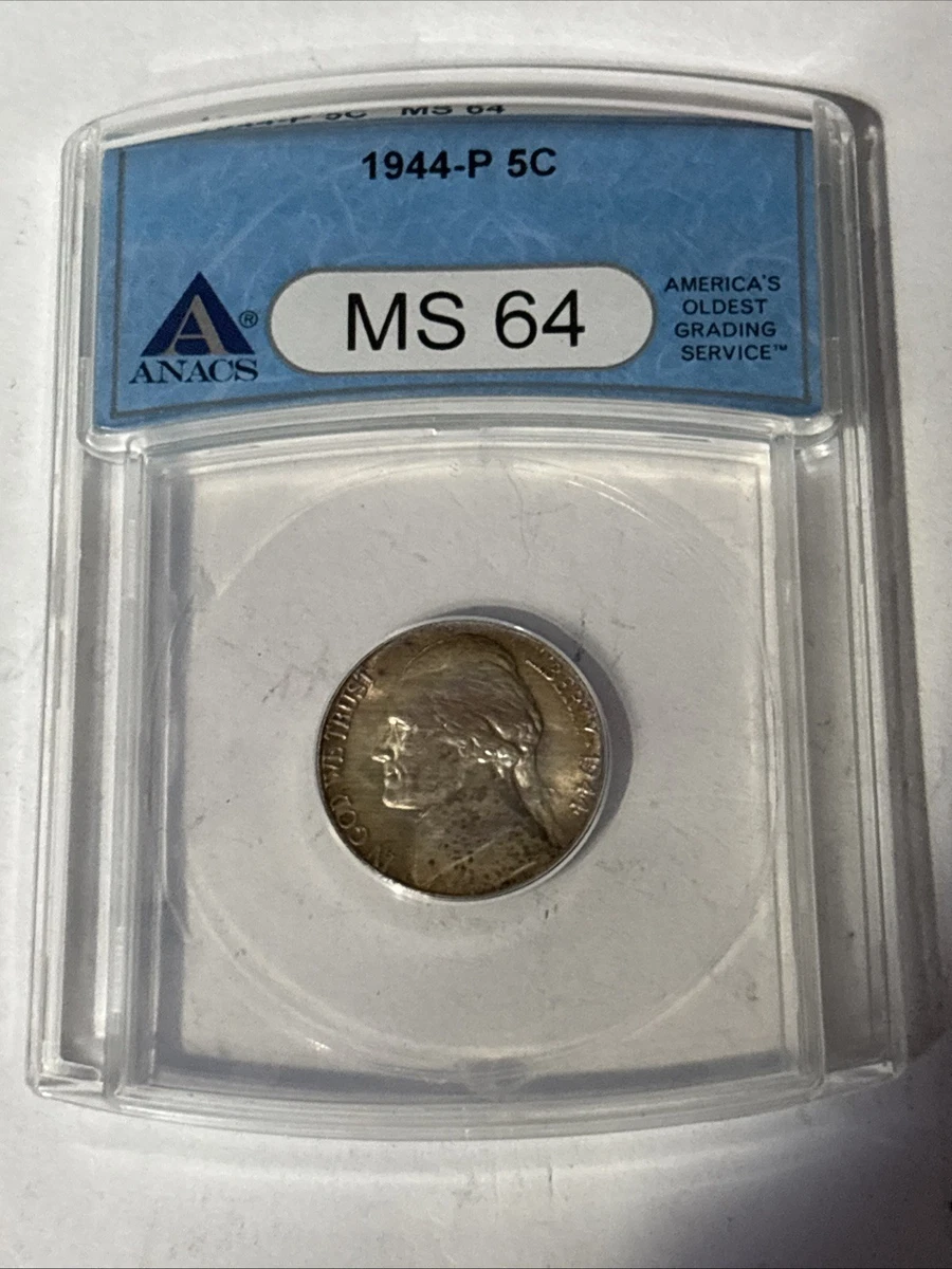 MS 64 Graded 1944 Year US Jefferson Nickels (1938-Now) for sale | eBay