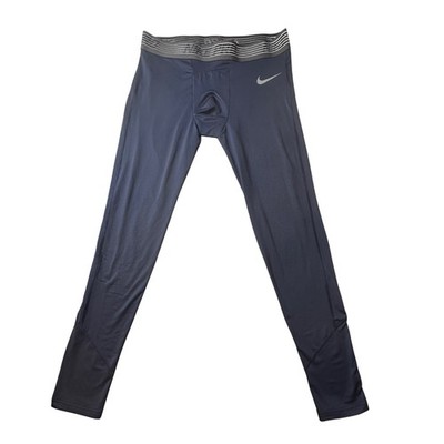 Nike Leggings Mens 2XL Blue Dri-FIT Pro Compression Stretch AT3198-459 Training
