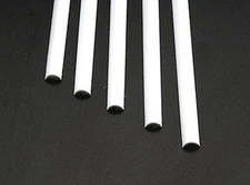 PLASTRUCT - 90887 Plastic Styrene Half-Round Rod 1/4x10" (5)