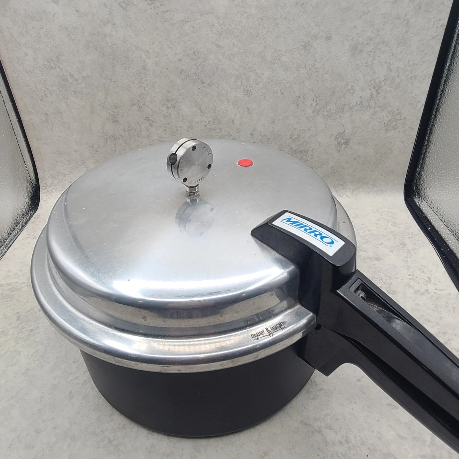 Vintage Mirro 6 Qt Pressure Cooker Canner Complete Made In USA M-0646