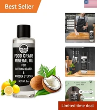 8 oz Leak-Proof Mineral Oil for Wood - Restore & Protect Your Kitchen Essentials