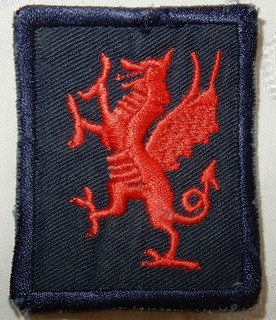 THE ROYAL WELSH FUSILIERS TACTICAL REGOGNITION FLASH PATCH MILITARY TRF BADGE