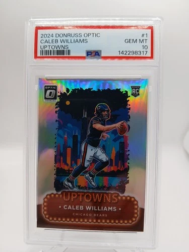 2024 Panini Donruss Optic - Uptown Caleb Williams #1 (RC) Rookie Card PSA 10 💎