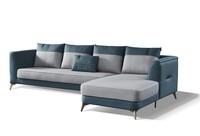 Ecksofa Textil Sofa Polstergarnitur Moderne Couch Wohnlandschaft L Form Design