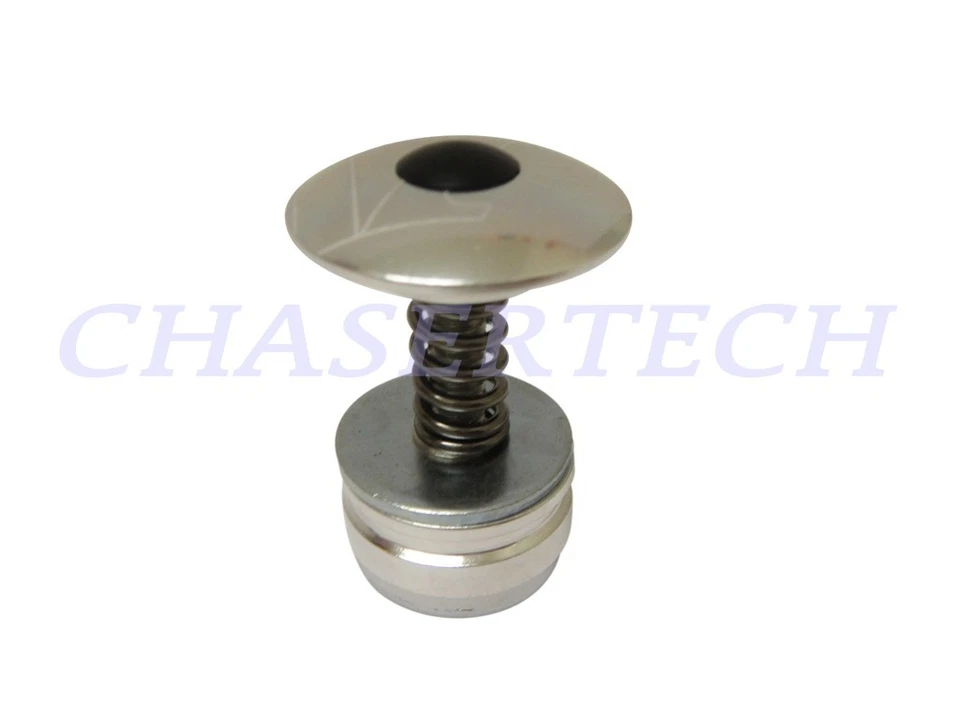 New VP Bicycle Bike Alloy Headset Stem Cap 1-1/8" w/ Expander Plug 25.4mm Silver - Image 1 of 1