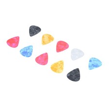 10X Acoustic Bulk Guitar Pick Picks Plectrum Celluloid Electric Smooth 0.46mm