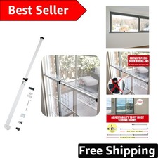 Adjustable Sliding Door Security Bar with Anti-Lift Lock   18.75"-51.1"