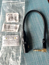 Audio 2000'S 1/4 TRS Right Angle to XLRF 3pin female Mic Microphone Cable 1ft