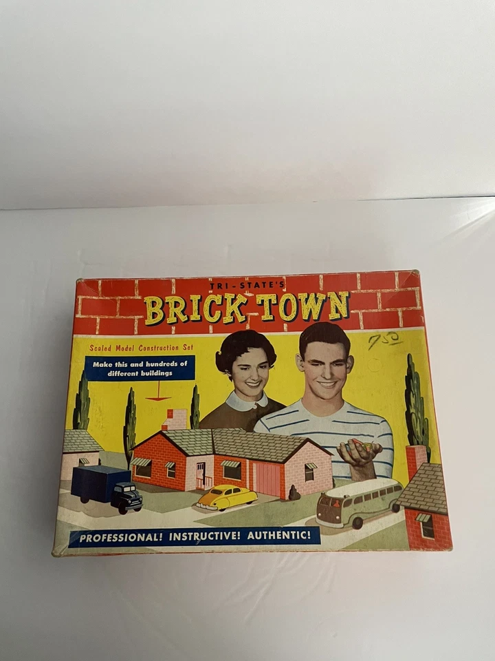 Brick Town Complete Set Tri-State Block City BT-1000, 869 Pieces - Image 2 of 4