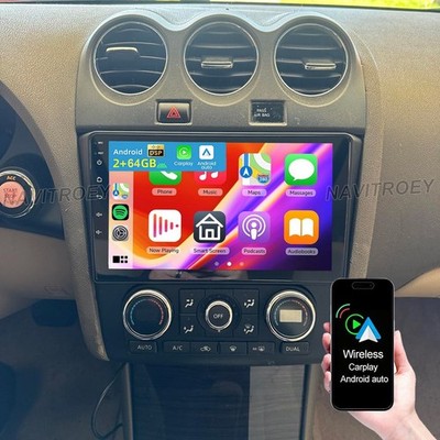 2+64GB For 2008-2012 Nissan Altima Auto AC Android 15.0 Car Radio Stereo Carplay