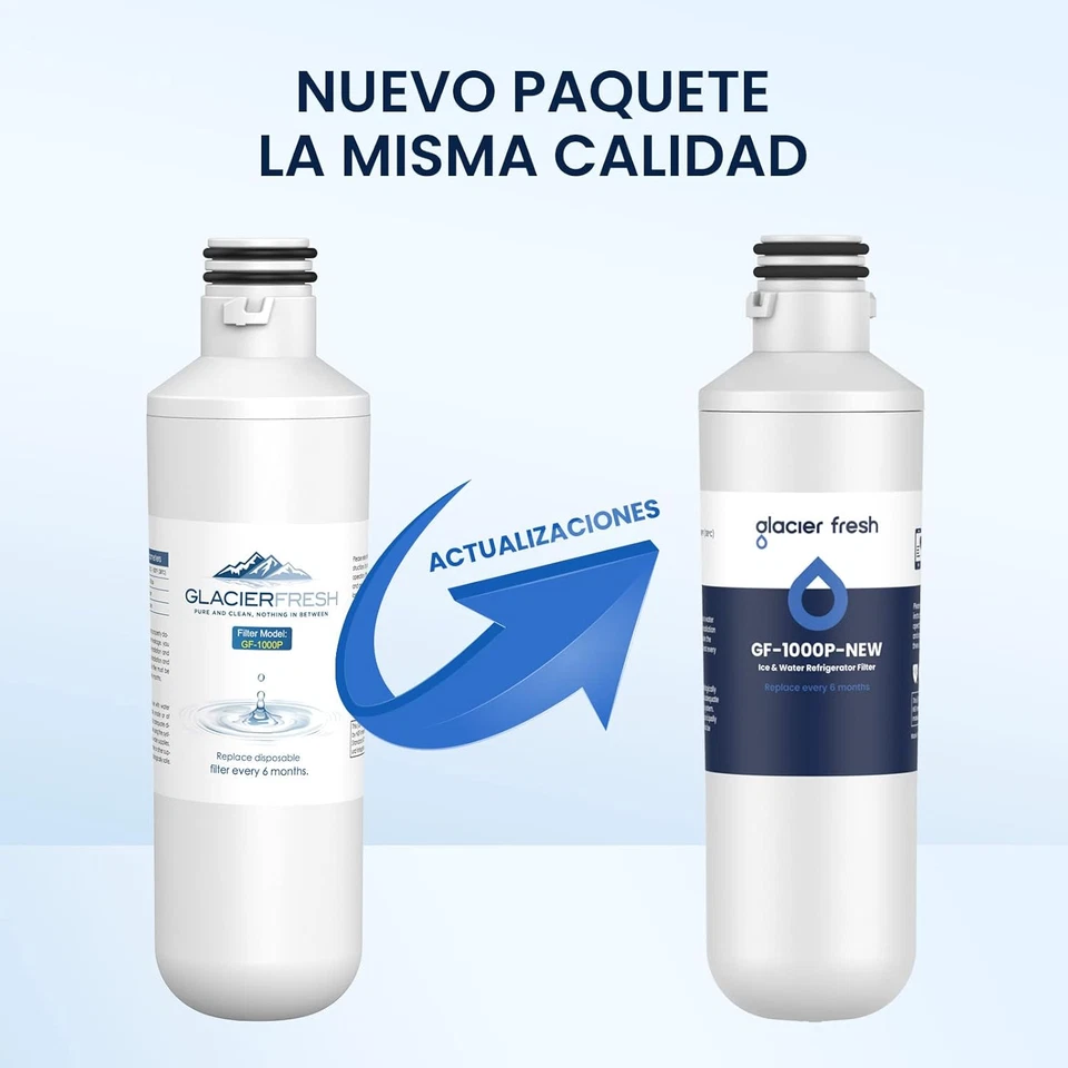 LT1000PC ADQ747935 Filtro de agua y filtro de aire para refrigerador, repuesto p - Imagen 2 de 4