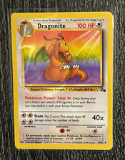Pokemon TCG Dragonite 19/62 Fossil Holo Rare 1999 100 HP English